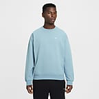 Nike Solo Swoosh Men's Fleece Crew. Nike.com